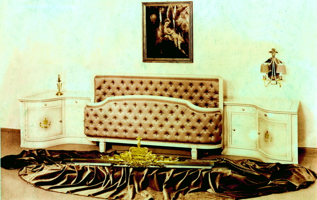 Palastmöbel für Haile Sellasi von Fa. h. Bender