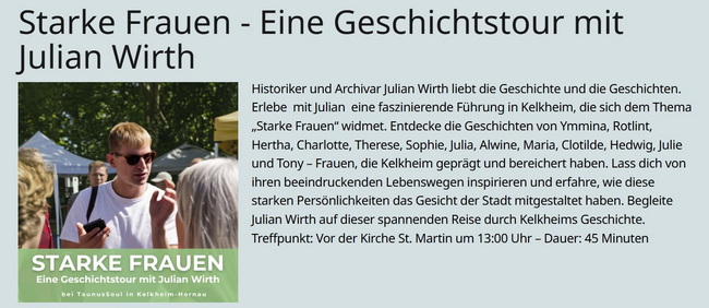 TaunusSoul mit Julian Wirth am 30.08.2026 2