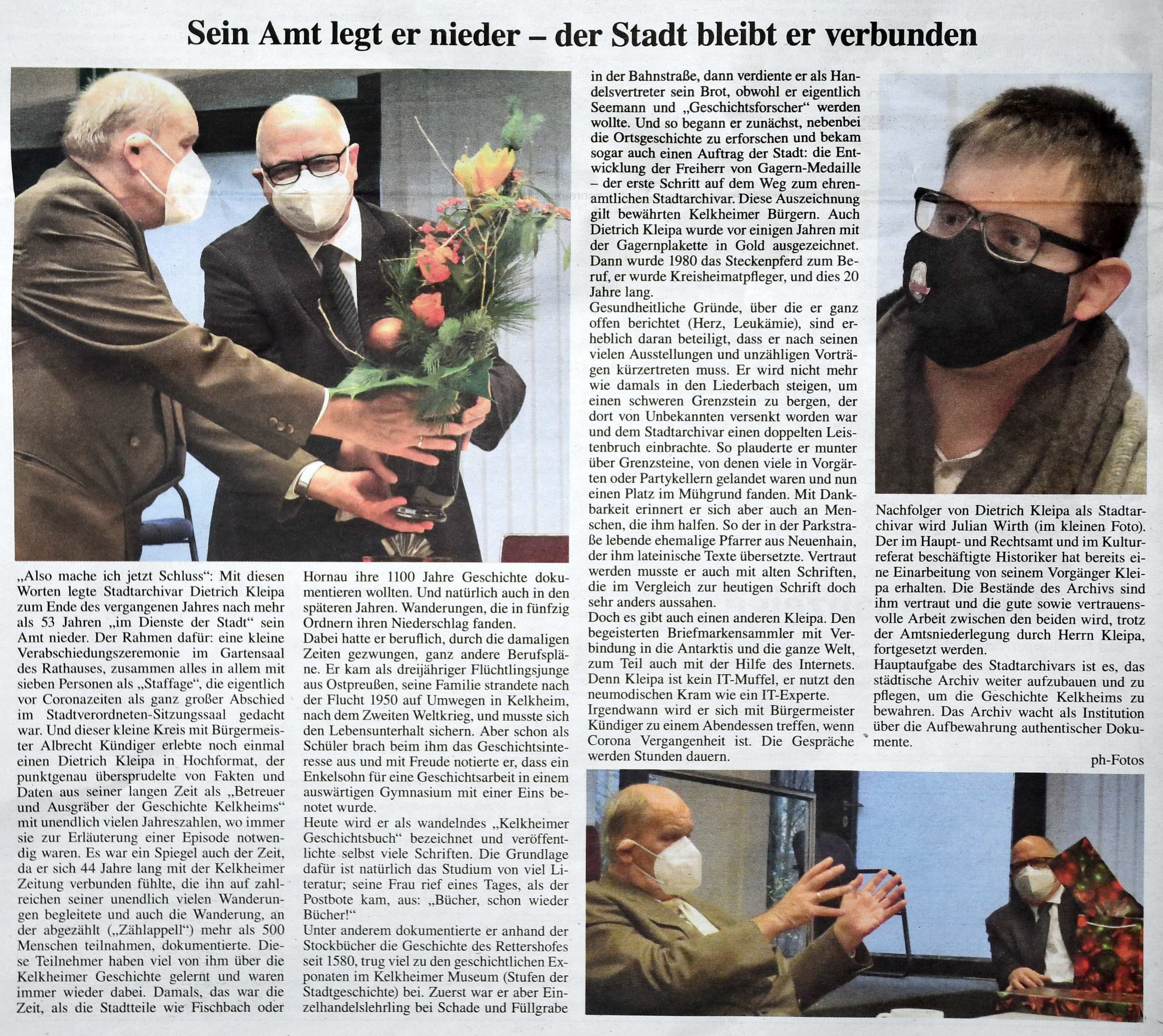2021.0115 KEZ Dietrich Kleipa legt sein Amt nieder und bleibt der Stadt verbunden