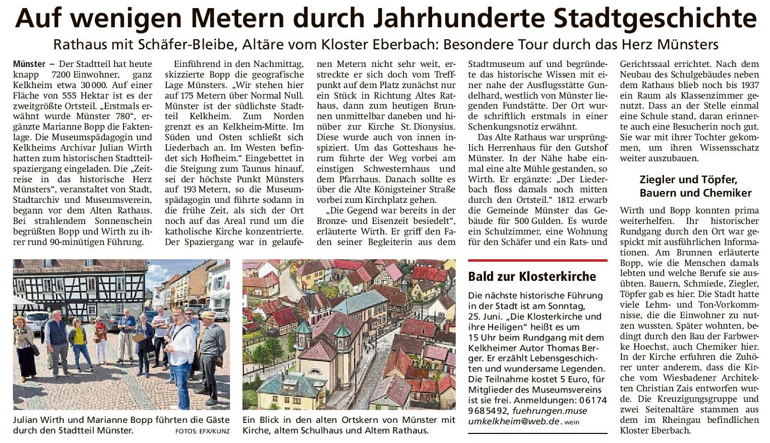 2023.05.23 HK Historische Führung mit Marianne Bopp und Julian Wirth durch Münster