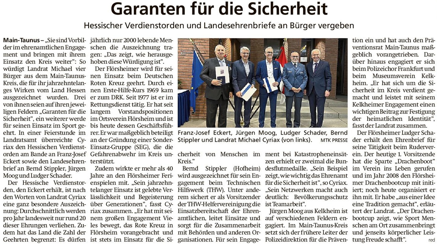 2026.02.02 HK Landesehrenbrief an Bernd Stippler Ludger Schader und Jürgen Moog